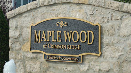 Sandblasted Sign Install